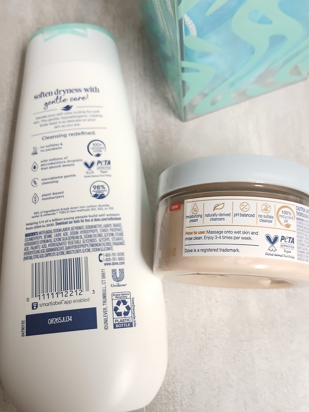 Self Care Bundle- Sensitive Skin Body Wash - Gentle Cleansing in Light Blue - Picture 2 of 5